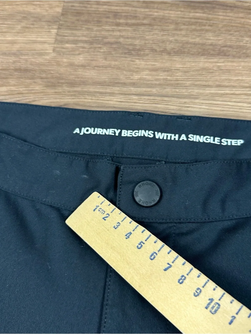 Rhone Pants Mens 36 Black Commuter 5 Pocket Skinny Chino Golf Performance